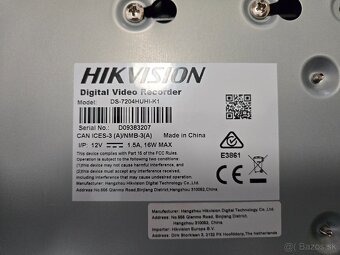Hikvision DS-7204HUHI-K1/P + WD Purple 2TB - 2