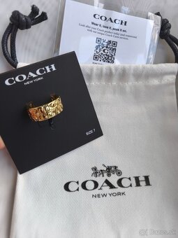 Zlatý prsteň zn. Coach - 2