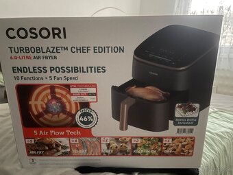 Úplne Nová teplovzdušná friteza COSORI Chef Edition 6L - 2