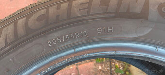 Letné pneumatiky 205/55R16 DOT 2520 - Michelin - 4ks - 2