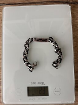 set z chirurgickej ocele – retiazka 75 g + náramok 23 g - 2