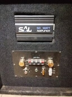 Predam subwoofer so zosilovacom do auta - 2