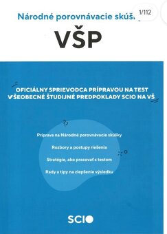 Podklady na prijímačky LF UK Bratislava 2026 - 2