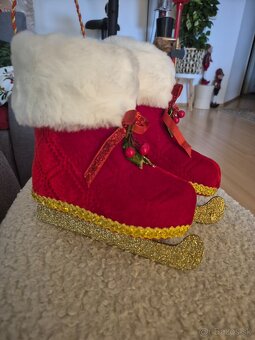 Vianočné závesné korčule 21cm - 2