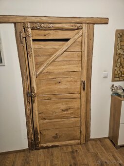 Starozitne drevene dvere - 2