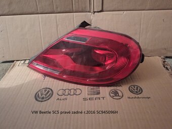VW Beetle 5C1 predné + zadné svetlo - 2