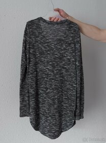 Dlhé sivé tričko/tunika - 2