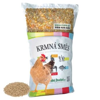 Zmeska pre nosnice, prepelice a králiky, 25 kg - 2