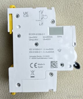 Predam SCHNEIDER prudovy chranic s isticom B16A - 2