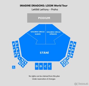 Imagine Dragons Praha 9.6 – Vstupenky golden circle - 2