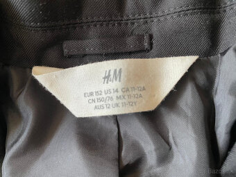 Oblek-Čierna,Košeľa H&M-Lindex - 2