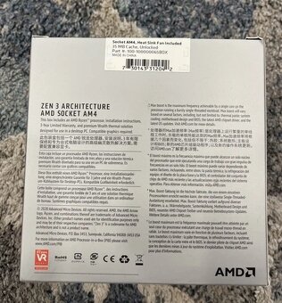 Nepoužitý procesor AMD Ryzen 5 5600X v záruce - 2