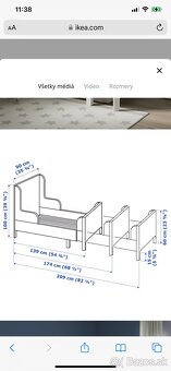 Rastuca postel IKEA - 2