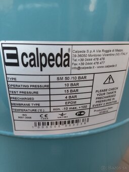 Tlaková nádoba na vodu, 50 litrov - 2
