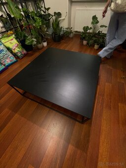 Kovovy stol 100x100cm - 2