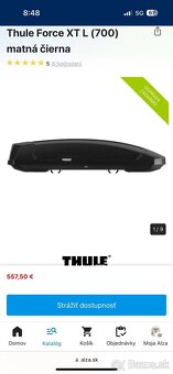 Thule Force XT L truhla na auto - 2