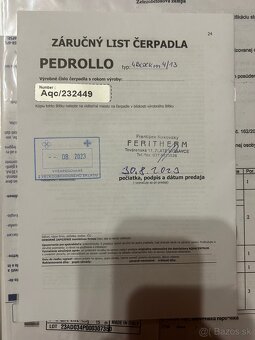 Ponorné odstredivé čerpadlo PEDROLLO 4 BLOCKm 4/13 230V - 2