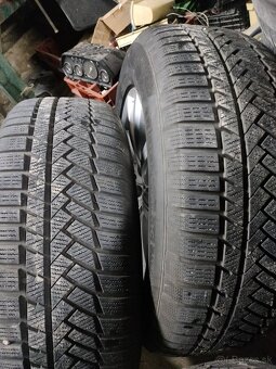 ❄️zimná 4ks alu disky orig. VW 5x112 R18 pneu 7mm 255/60 r18 - 2