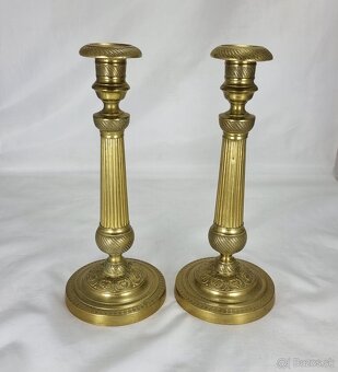 Vyše 200. ročné svietniky /EMPÍR /. - 2