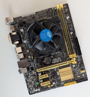 ASUS H81M-A + i5-4460 + 8GB DDR3 - 2