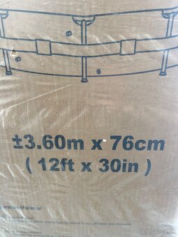 Bazen s filtráciou ešte zabalený 366x76cm - 2