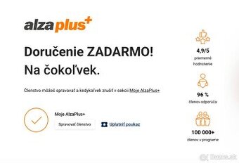 AlzaPlus+ rocne clenstvo 20% zlava - 2