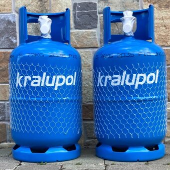 Predám NAPLNENÉ plynové fľaše propan-butan 5 kg - 2