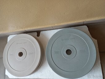 Olympíjske kotúče  C.S. METHOLDER 2x5 kg - NOVÉ za 1/2 ceny - 2