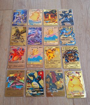 Kovové Pokemon karty - 2