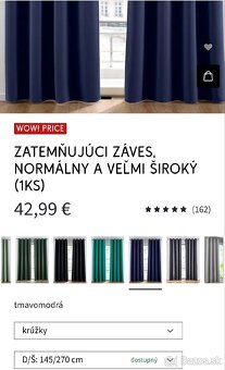 Zatemnujúce závesy - 2