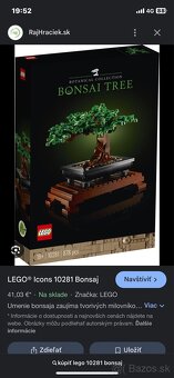 Lego Botanicals bonsaj - 2