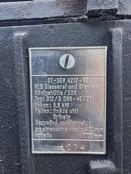 VEB Giesserei und Ofenbau“ (nemecké liatinové kachle) - 2