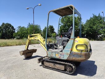 Minibáger Yanmar B15. 2x lyžica. - 2
