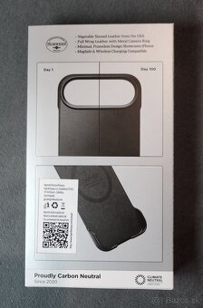Nomad Traditional Leather Case Black (Horween) iPhone Air - 2