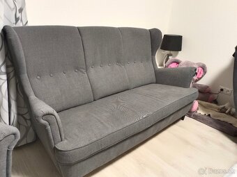 Trojpohovku strandmon IKEA - 2