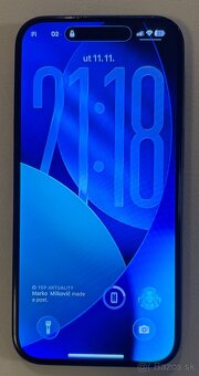 Predam iphone 16 128GB, rocny - 2