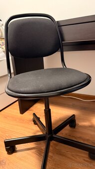 Predam stoličku ORFJALL čierna / mam aj stolík - 2