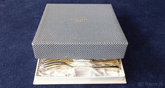 Investičné striebro–zlaté dezertné vidličky–Nemecko-145,5g - 2