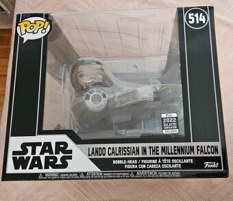 Funko Pop Star Wars Lando Calrissian in The Millennium Falco - 2