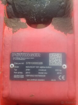 Čelná kosa pottinger novacat 301 - 2