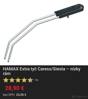 Hamax - extra tyč pro nízké rámy - 2