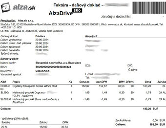Kodak WPZ2 Red červený vodotesný v záruke - 2