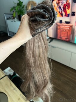 Dokonale 100% ľudské eu vlasy extra hustota 260g - 2
