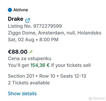 Drake August 2 Zigoo dome Amsterdam - 2
