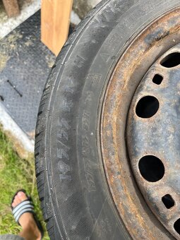 195/55 R15 Zimné pneumatiky + disky - 2