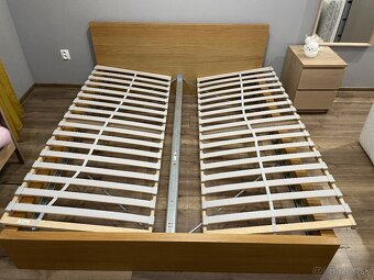 REZERVOVANE Posteľ MALM IKEA 160x200, rám + rošty - 2