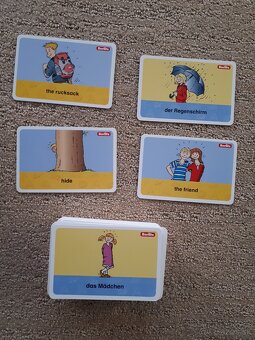 Karty so slovnou zásobou angličtina - nemčina 100 ks - 2