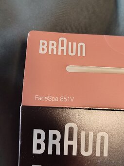 Braun FaceSpa 851V - nepouzite - 2