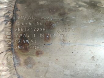 Predam DPF kat VW Crafter, MAN TGE - 2