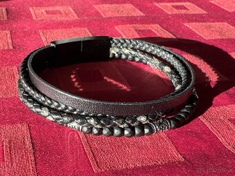 FRANK 1967 pánsky kožený náramok - 2